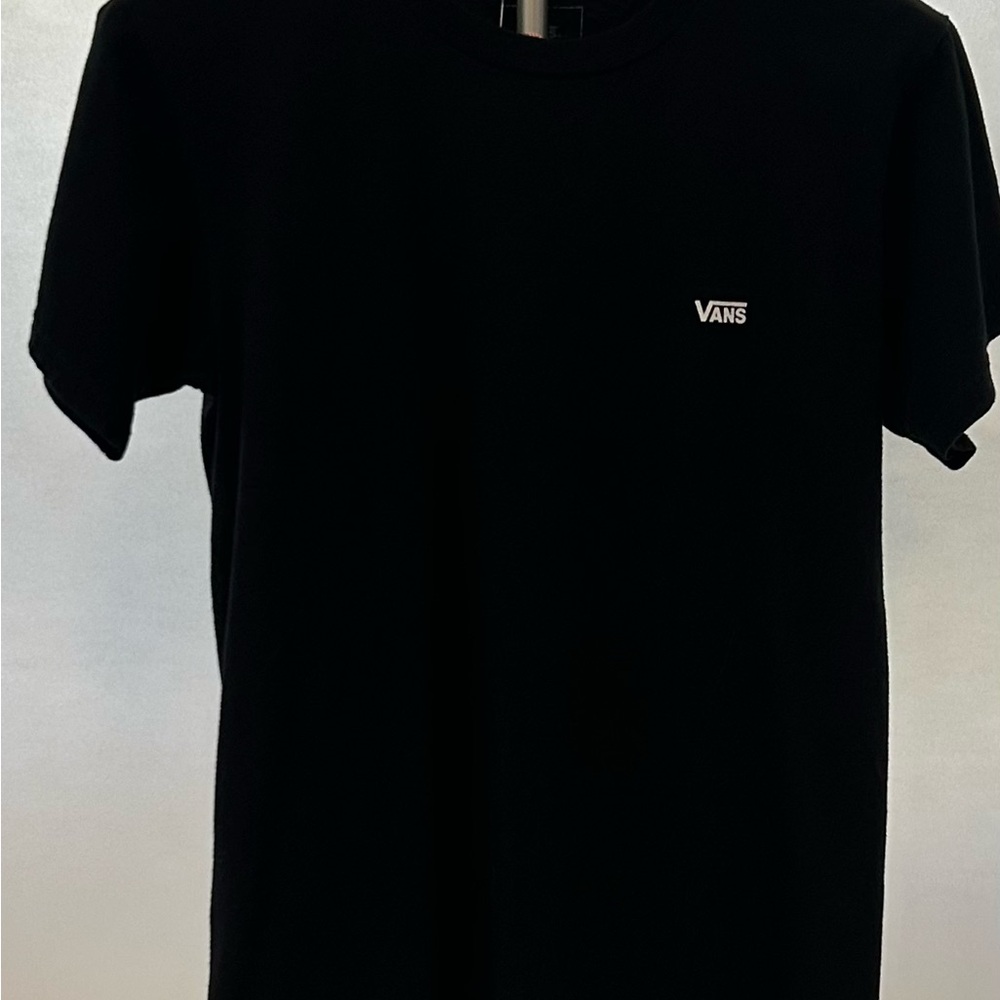 MLT010 Vans Men's Black T-Shirt with cool colorful design on back small